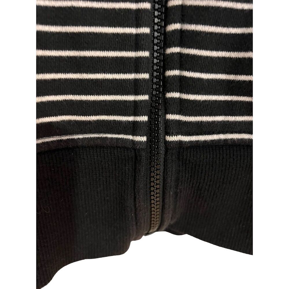 Lululemon Women's Scuba Hoodie Black White Stripe
Brisk Bloom Size 12 Full Zip - Picture 8 of 10